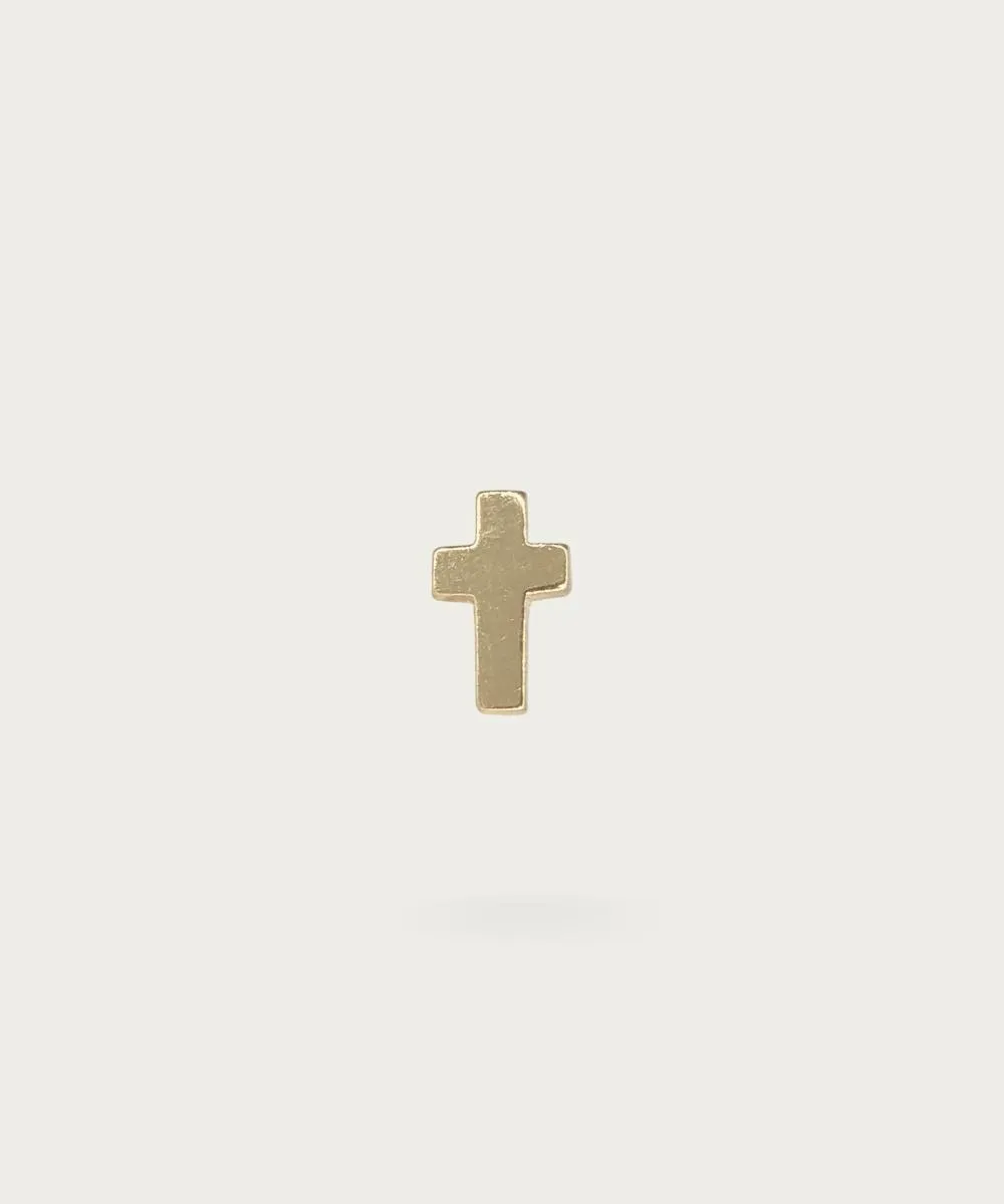 piercing flat croix dore 2 3