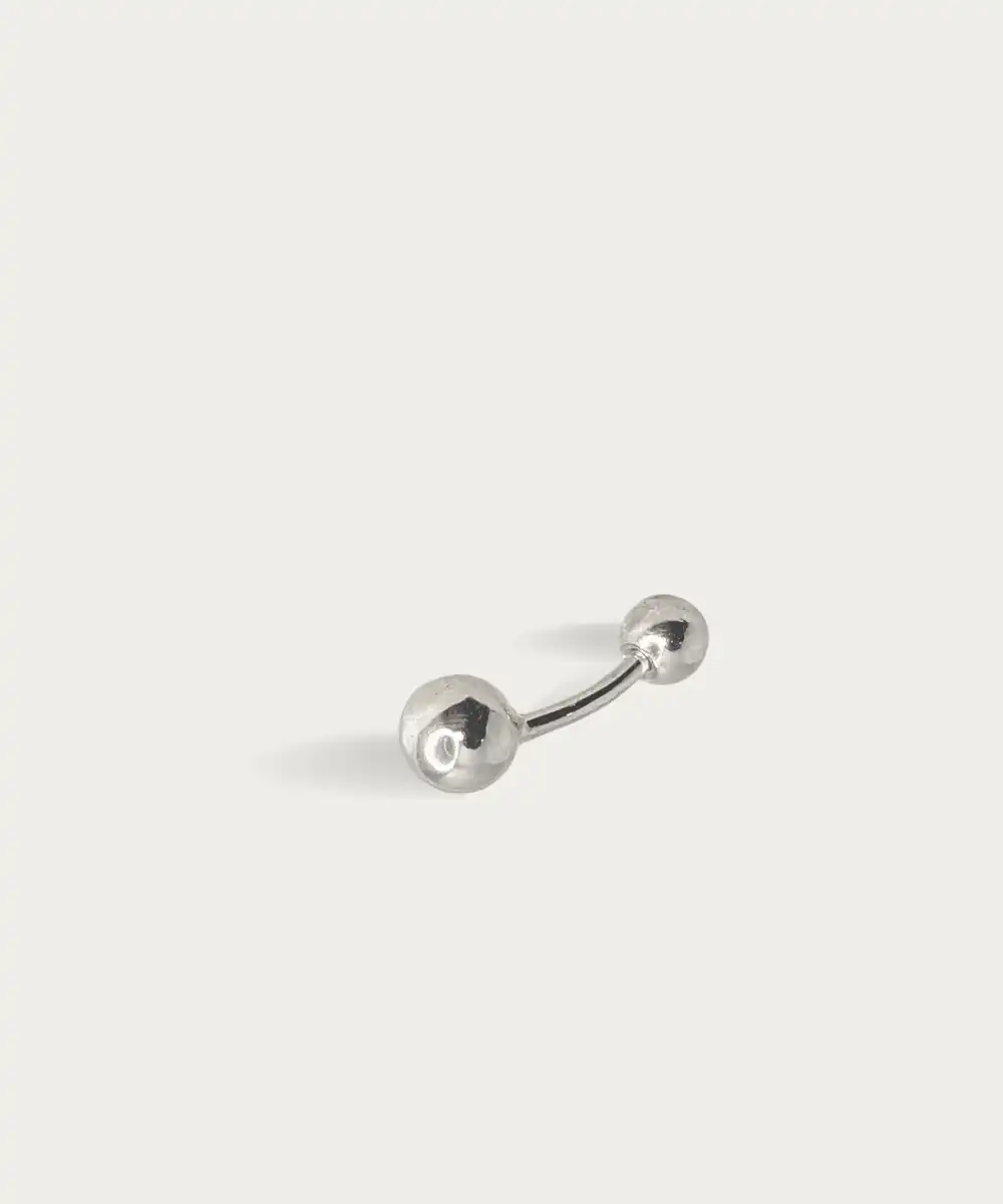 Berenice barbell courbe pour tragus vue couche