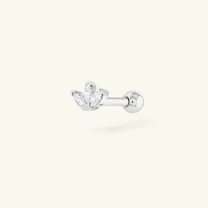 Anah - piercing oreille lobe fleuri