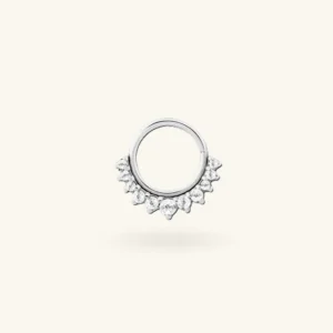 Charlie - bijou d'oreille daith zircons