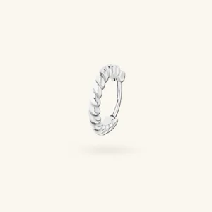 Estela - piercing snug spirale - Estela couleur argent - 6mm
