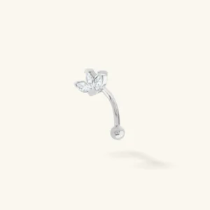 Eugenie - bijou snug argent type banane