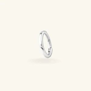 Sofie - piercing anneau lobe argent - Sofie couleur argent - 8mm