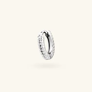 Abby - piercing snug acier chirurgical - Abby couleur argent - 6mm