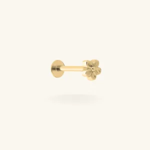 Léonie - piercing lobe fleur
