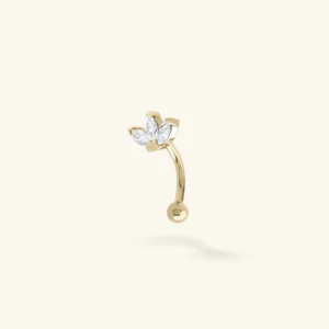 Eugenie - piercing oreille banane fleur