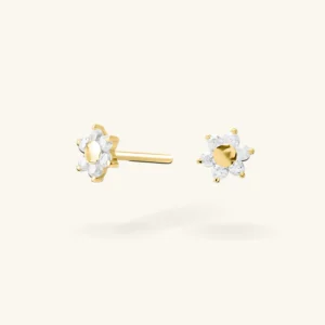 Jolane - bijou fleur pour piercing conch