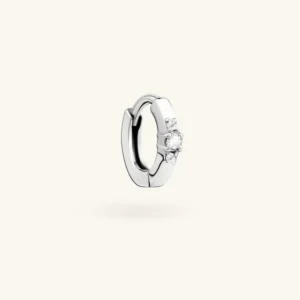 Cécilie - anneau conch couleur argent - Cécilie couleur argent - 6mm