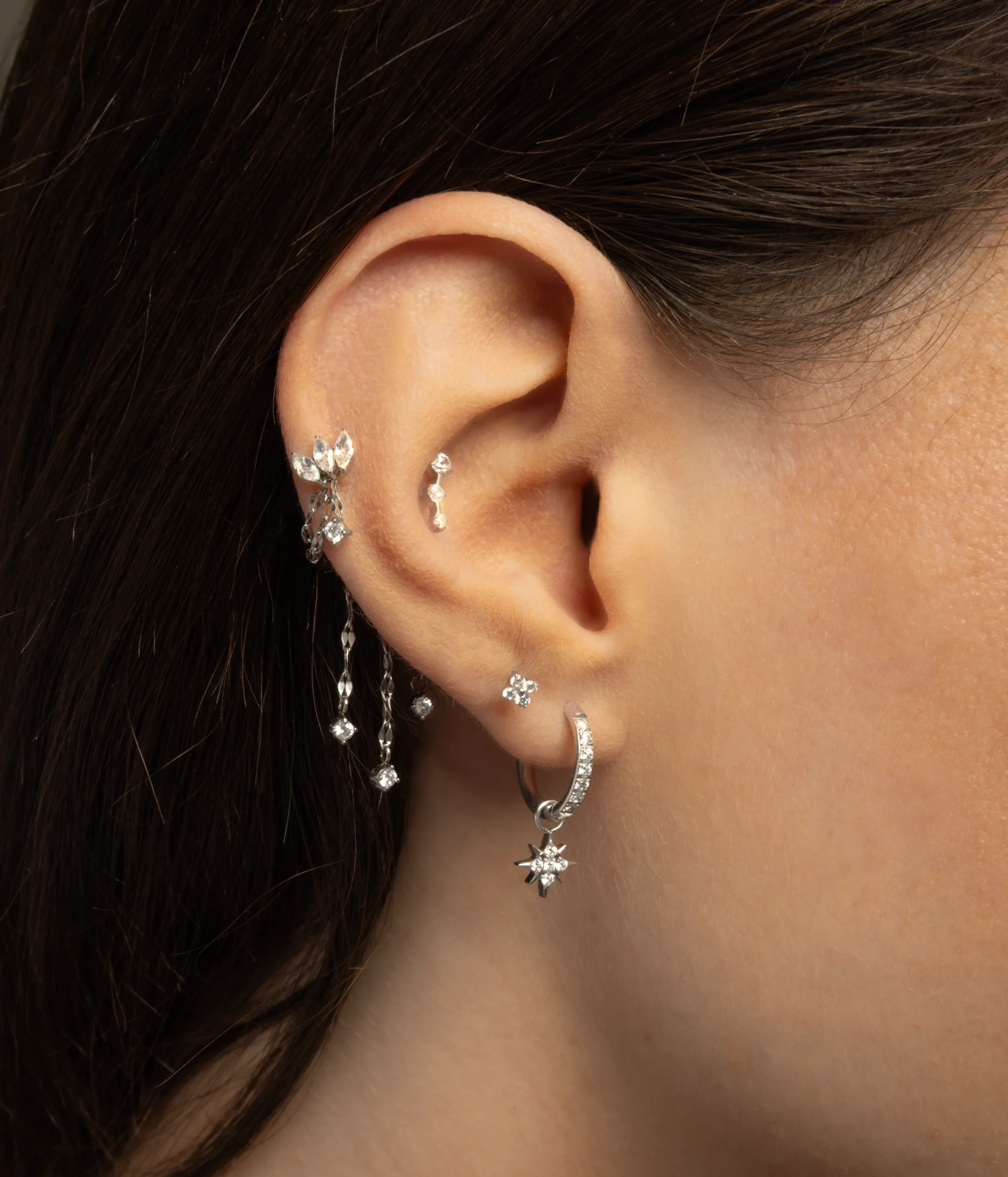 Lys - piercing oreille chainette – Image 4