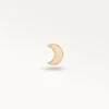 Piercing demi lune de face doré, accessoire d'oreille élégant au design épuré